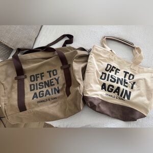 Disney Bags - Tan and Brown Bag Set by Oswald and Sons